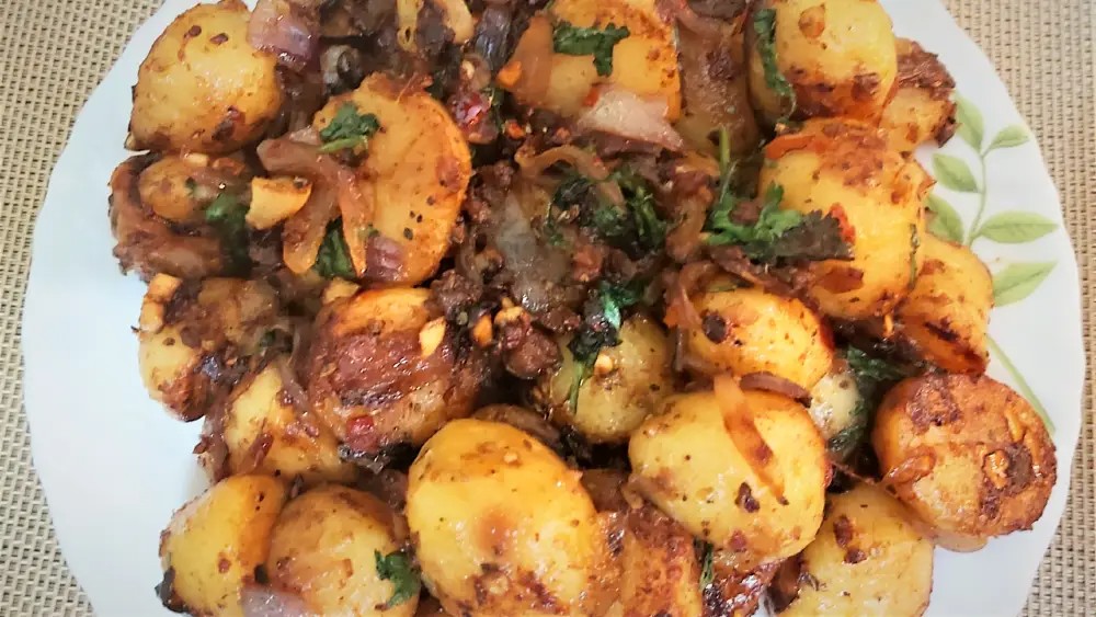 Tandoori Aloo or Barbequed Potatoe Recipe